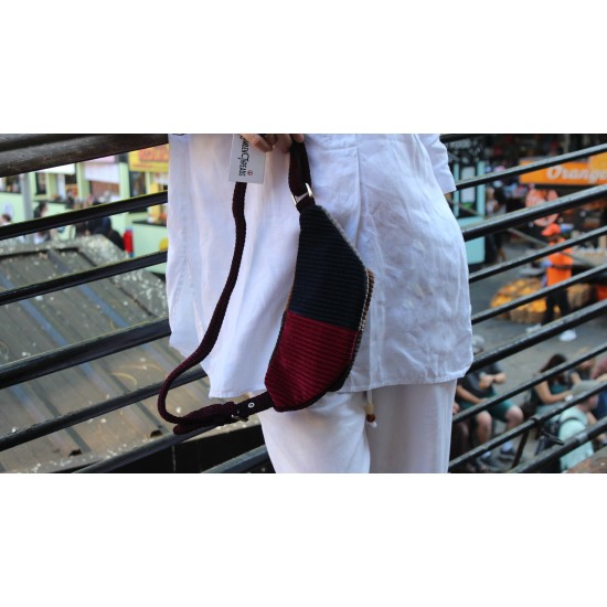 Bum Bag fanny pack corduroy patchwork